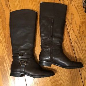 Dark Brown Leather tall boots - Ralph Lauren